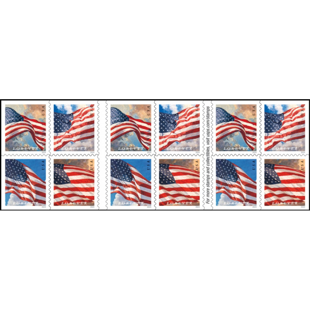2024 Flag Forever Stamps Sheets Booklets