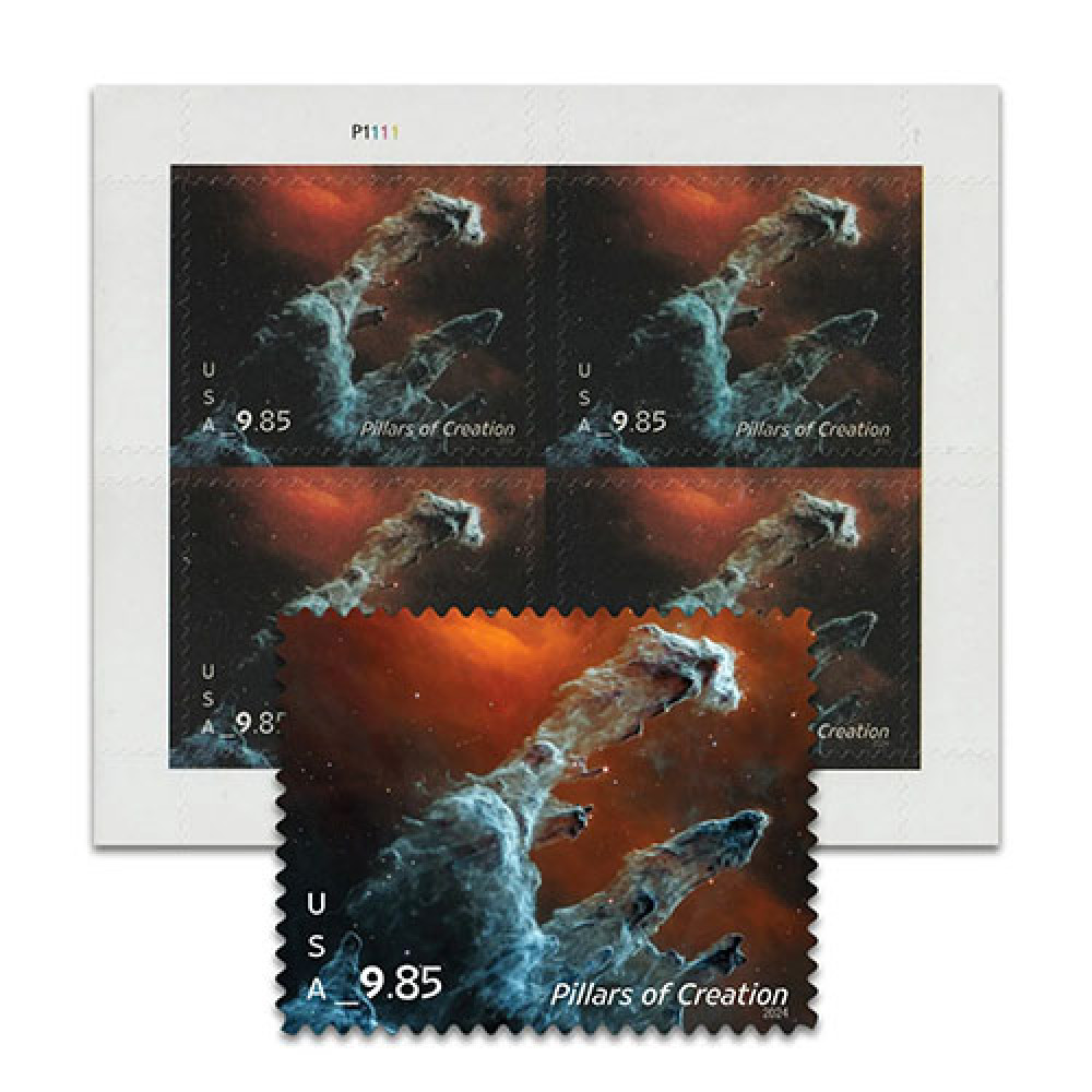 2024 USPS Pillars of Creation forever stamps