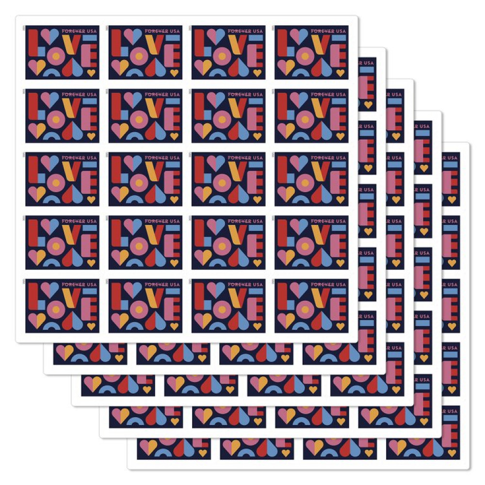 (2021) USPS Love Forever Stamps