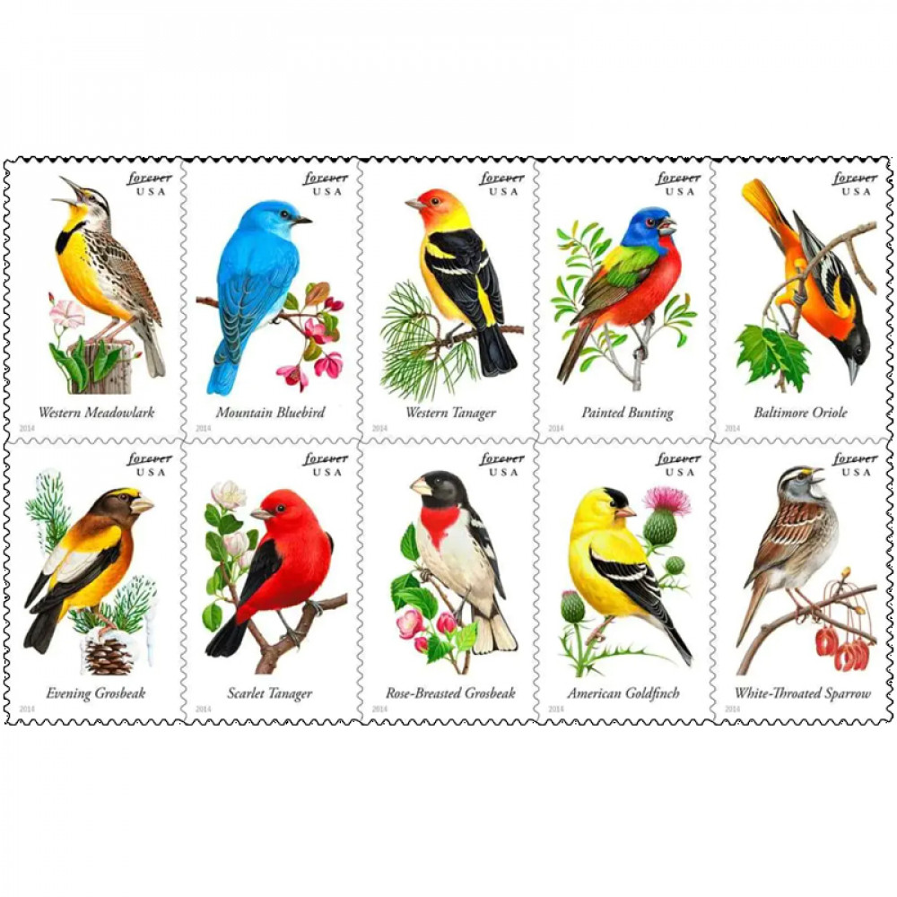 2014 Songbirds Forever Stamps